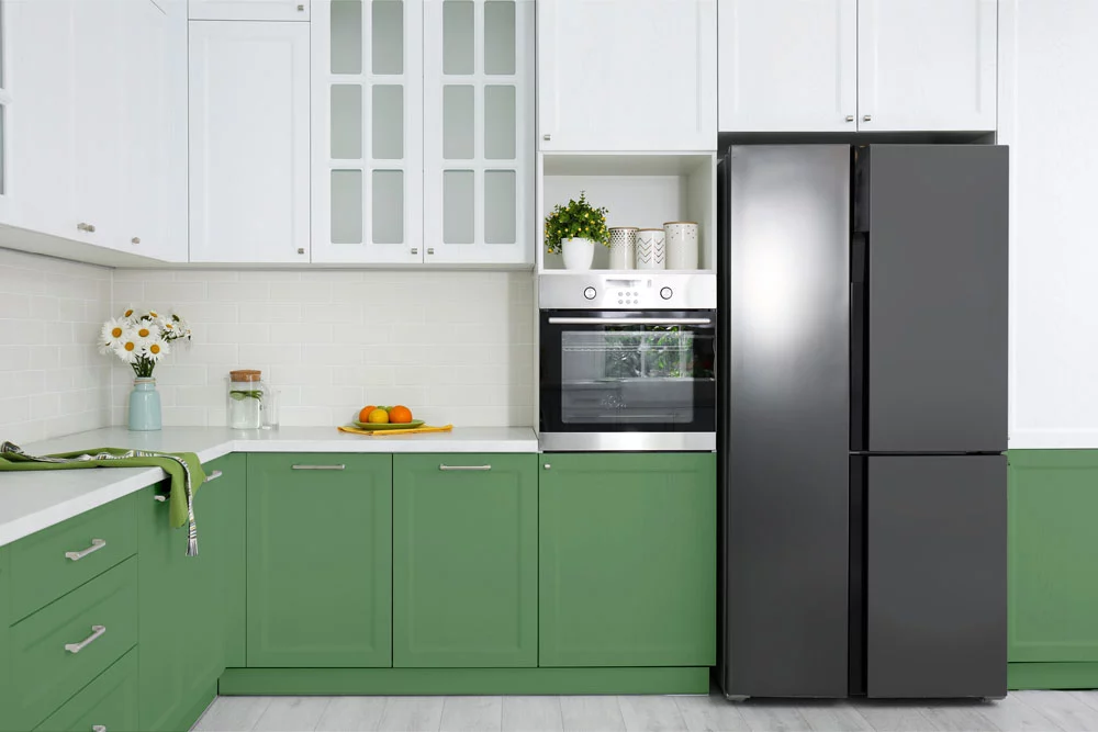 Green Kitchen Fridge Richmond West Fl